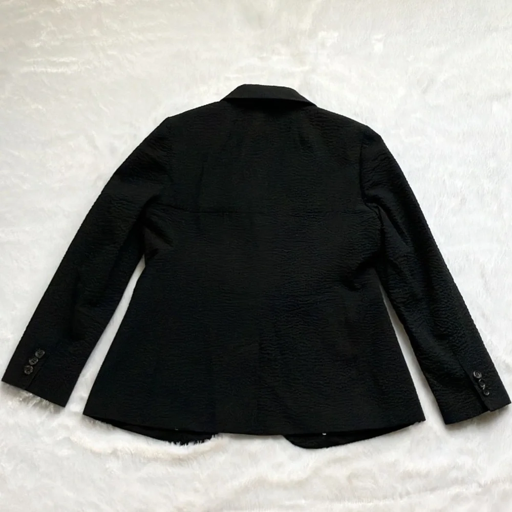 Like New Black J. Crew Eniko Seersucker Blazer, size 6P
